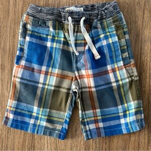 Tartan drawstring shorts